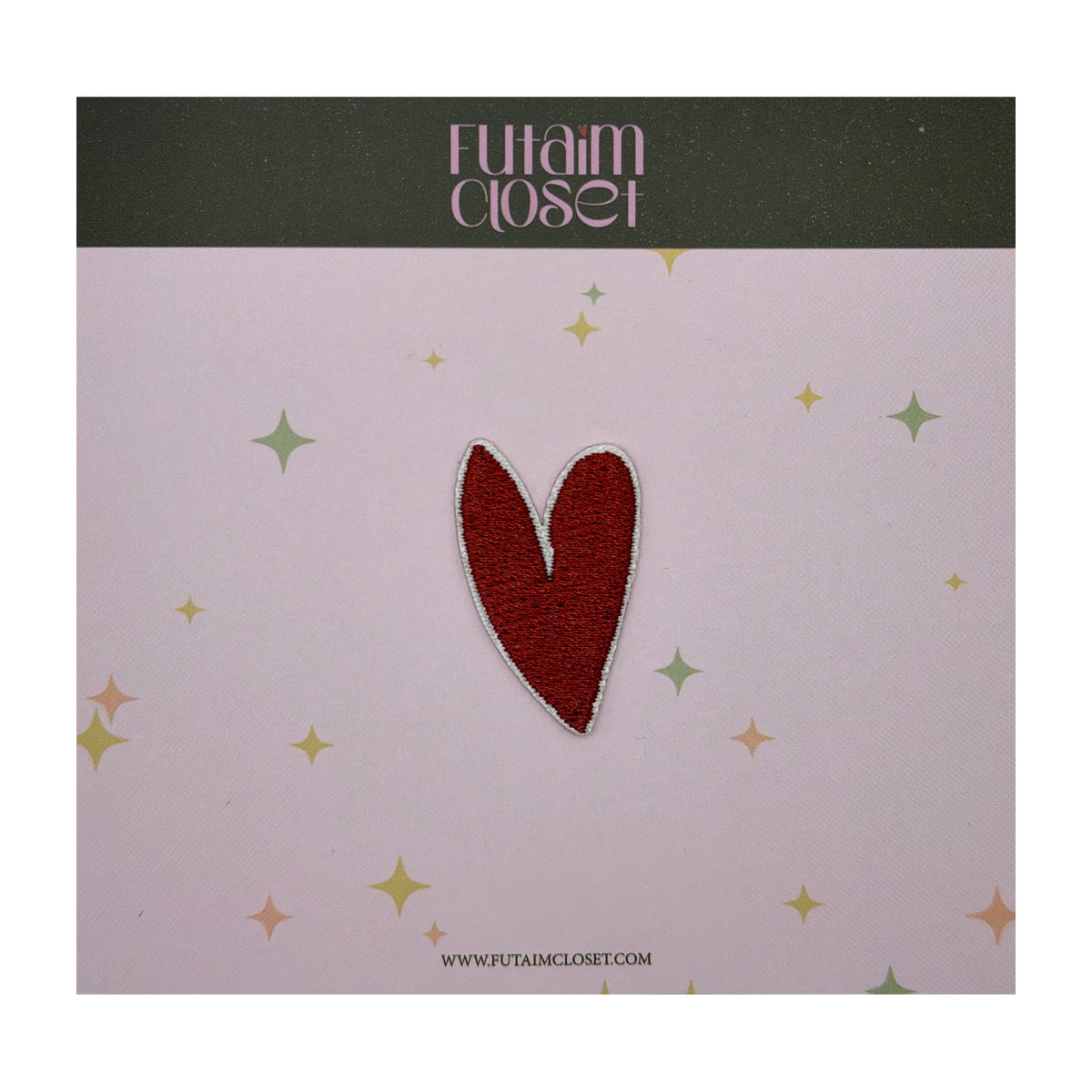 باتش القلب الأحمر - red heart patch