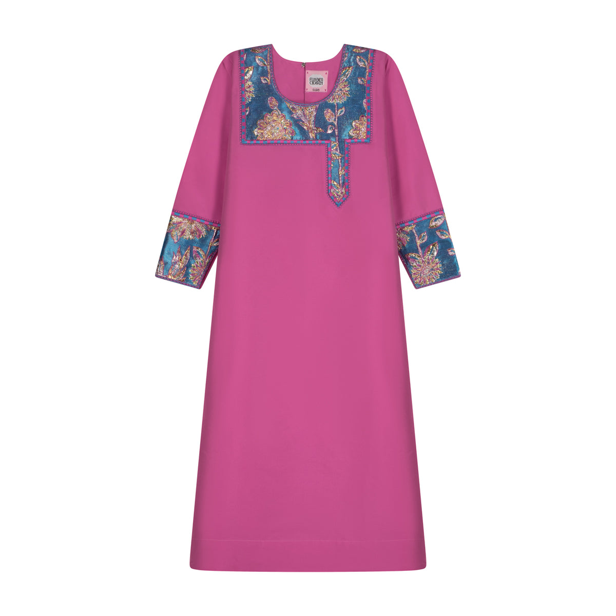FUCHSIA BROCADE KANDORA