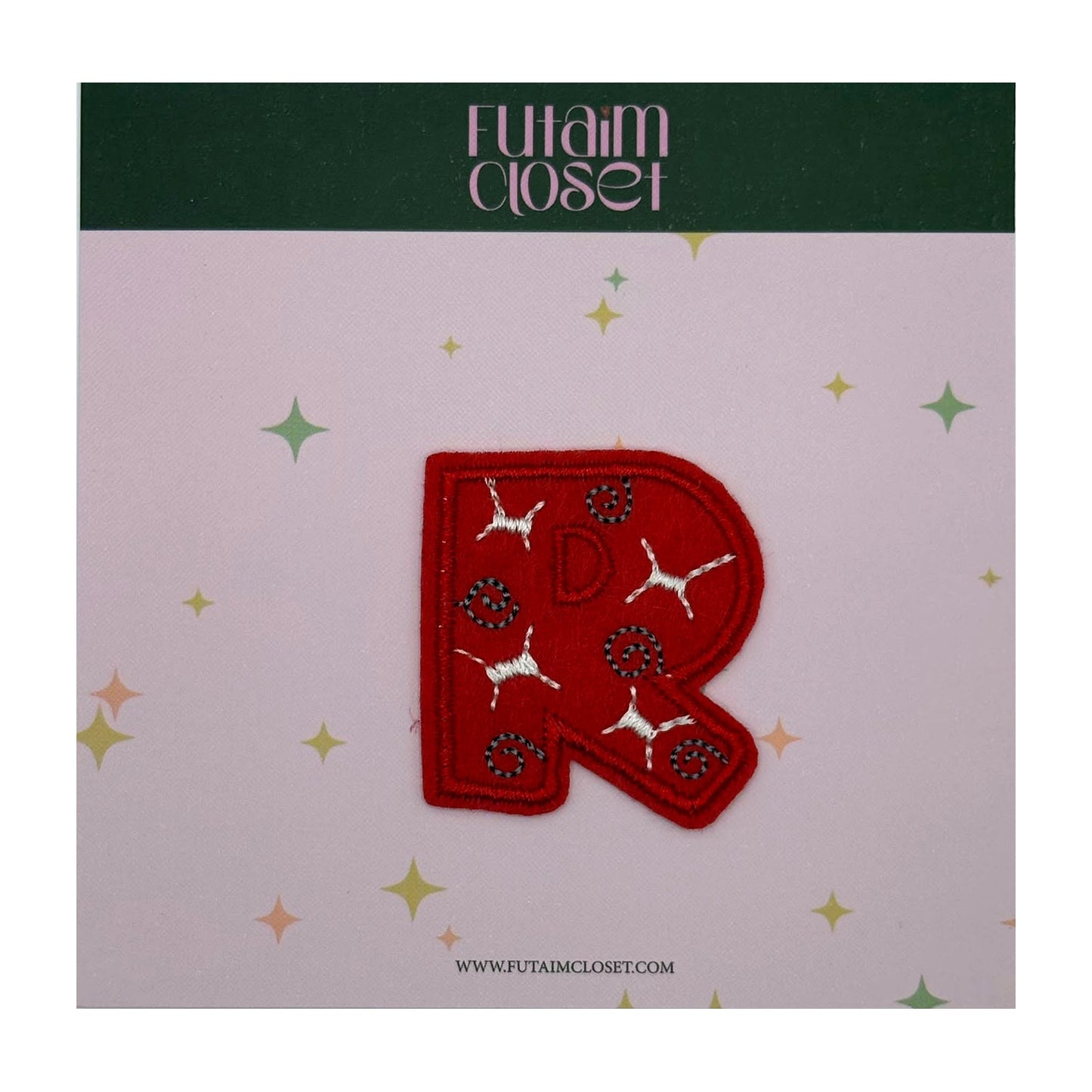 Letter R patch stars