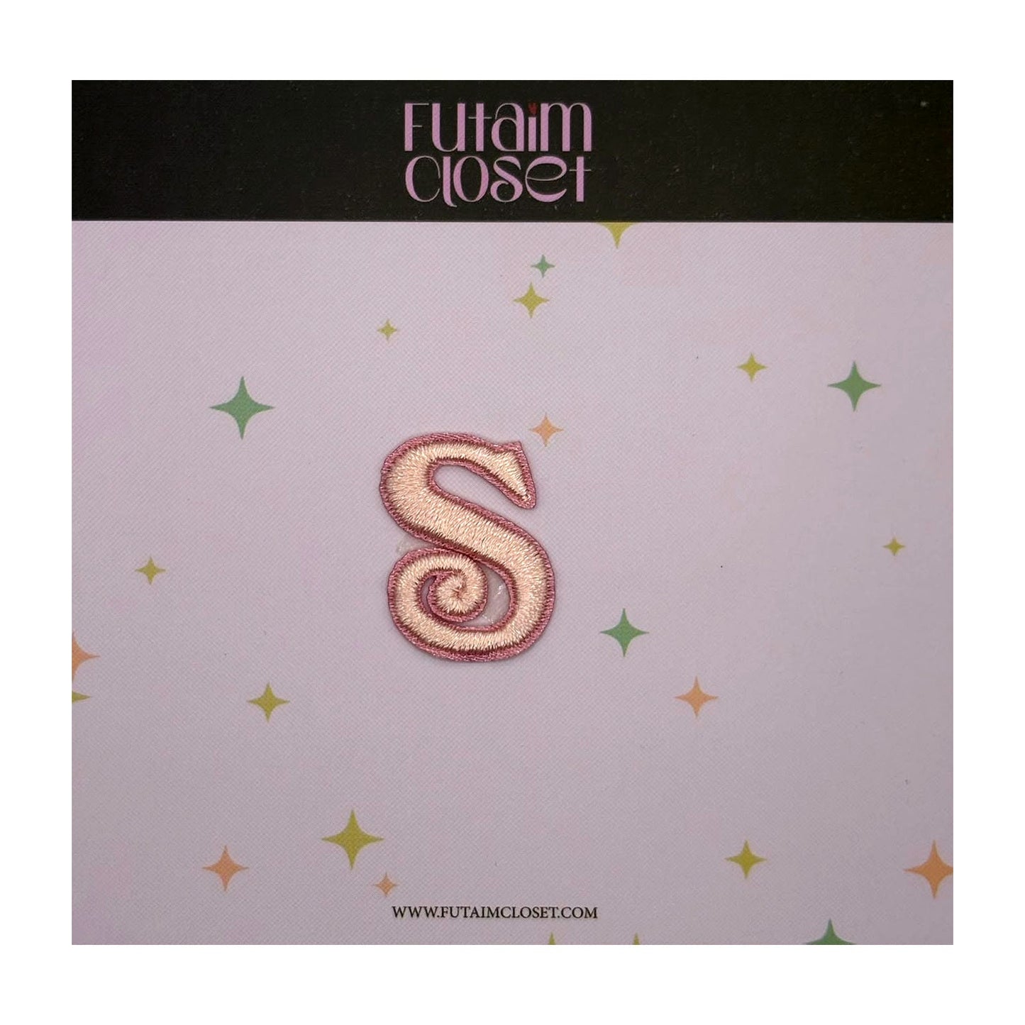 Letter S patch swirl