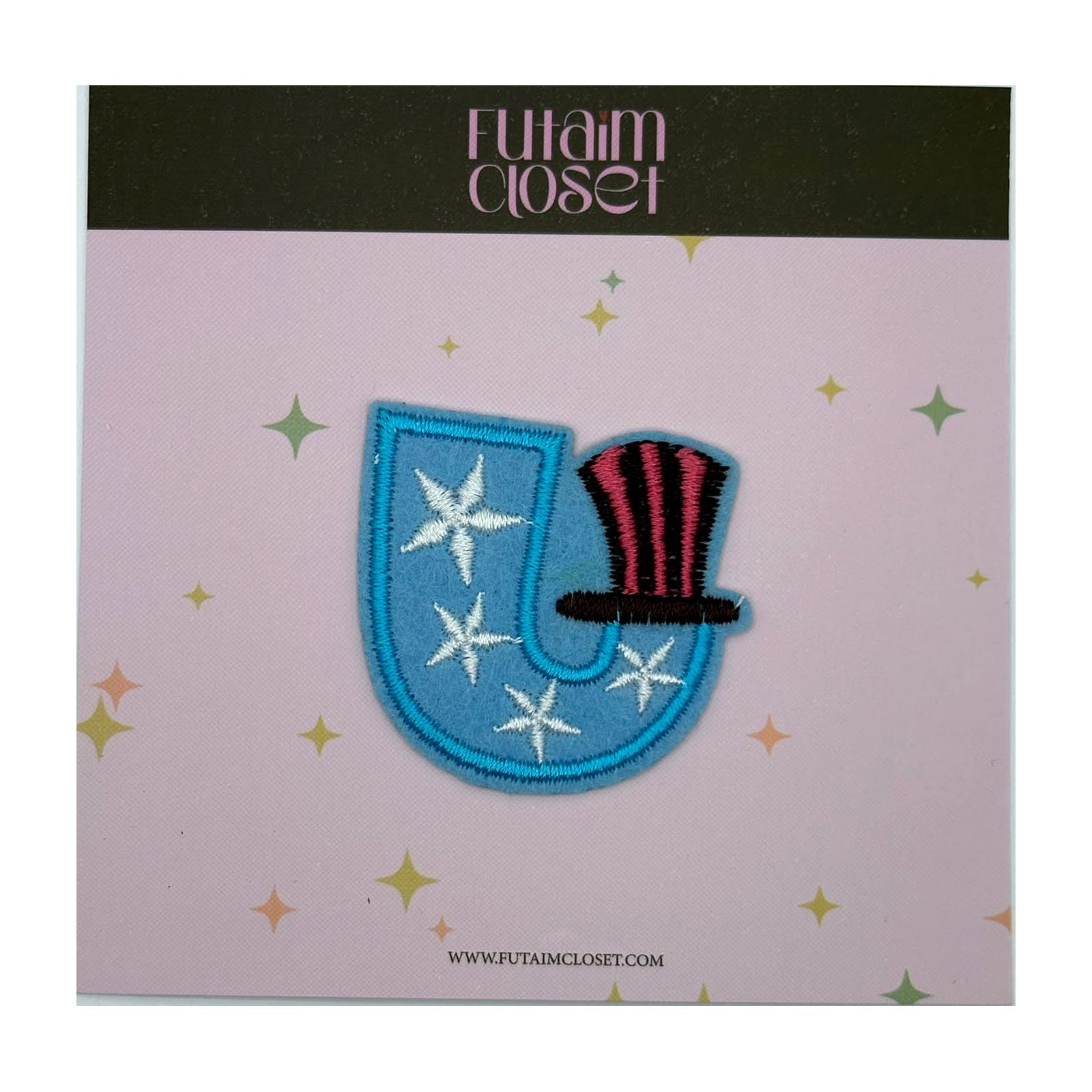Letter U patch top hat